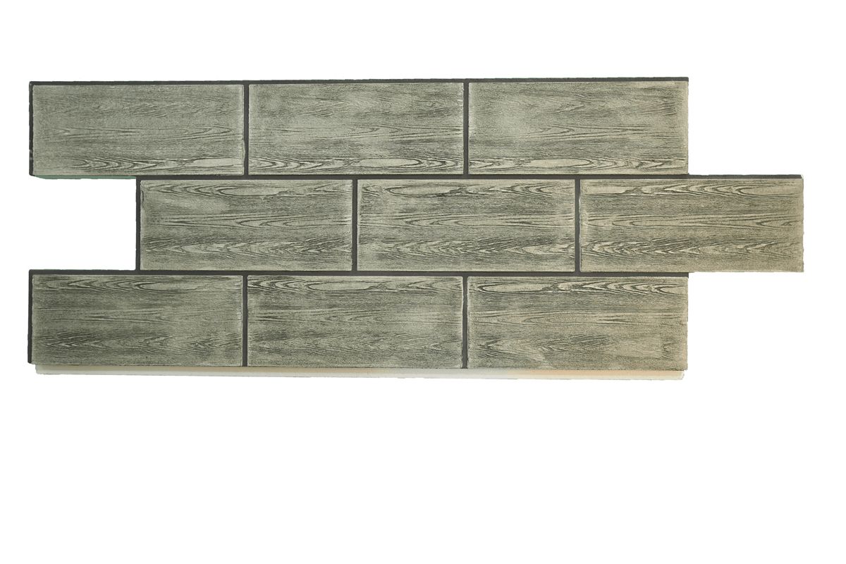 Термопанель Дерево серо-зеленое