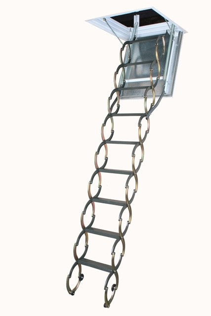 Лестница ножничная металлическая LSF-300