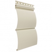 Сайдинг блок Хаус Premium D4.7T Сливки