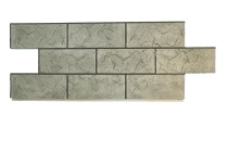 Термопанель Колотый камень серо-зеленый