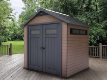 Хозблок из ДПК Fusion 